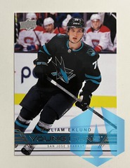 2021-22 Upper Deck Extended Young Guns Retro Throwback T-77 WILLIAM EKLUND